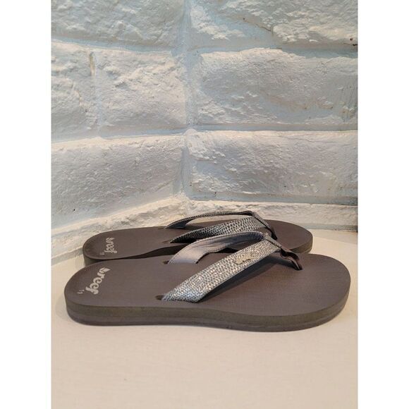 Reef Sandals Flip Flops foam womens size 11 - Picture 2 of 8